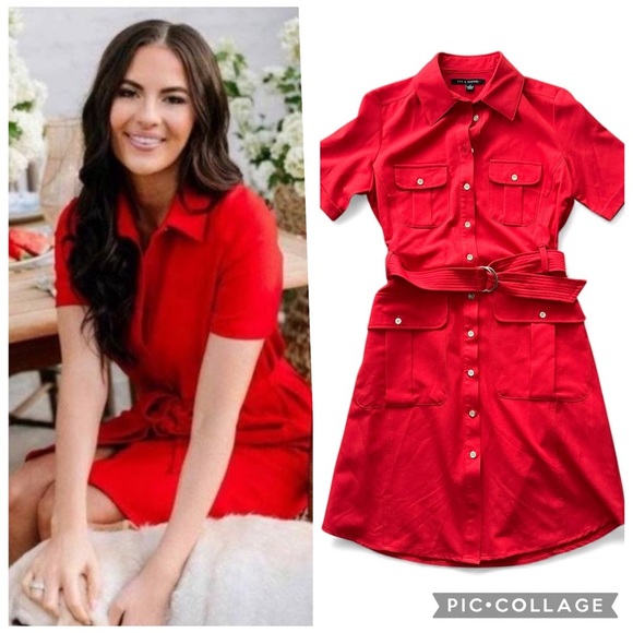 Zac & Rachel Dresses & Skirts - Zac & Rachel Belt Shirt Dress Size 4
